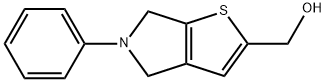 4H-Thieno[2,3-c]pyrrole-2-methanol, 5,6-dihydro-5-phenyl- Structure