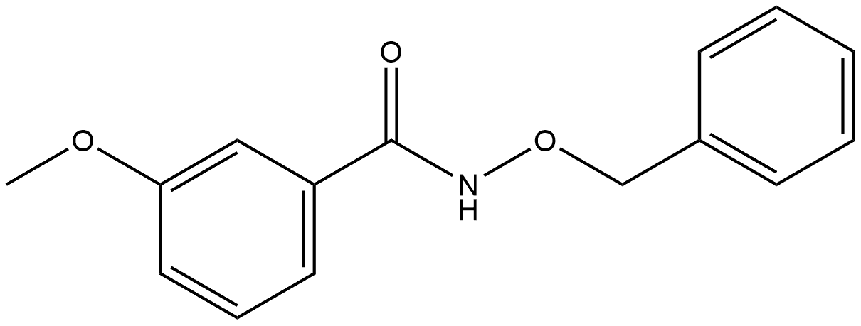 3-Methoxy-N-(phenylmethoxy)benzamide Structure