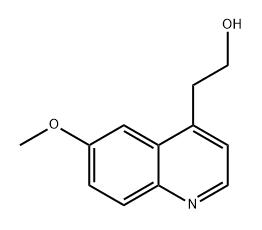 4-Quinolineethanol, 6-methoxy- Structure