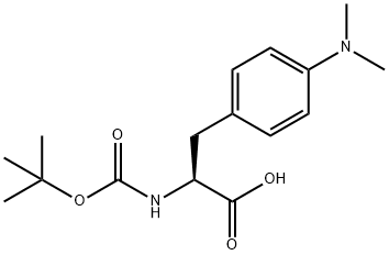 Boc-dmaPhe-OH Structure