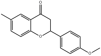 2-(4-Methoxyphenyl)-6-methylchroman-4-one Structure
