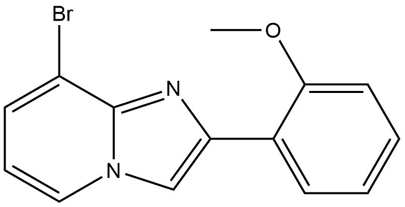 8-Bromo-2-(2-methoxyphenyl)imidazo[1,2-a]pyridine Structure