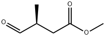 Butanoic acid, 3-methyl-4-oxo-, methyl ester, (3S)- 구조식 이미지