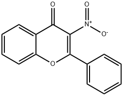 3-Nitro-2-phenyl-4H-chromen-4-one 구조식 이미지