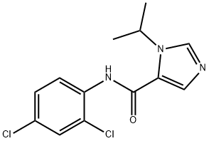 1H-Imidazole-5-carboxamide, N-(2,4-dichlorophenyl)-1-(1-methylethyl)- Structure