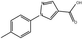 1H-Pyrazole-4-carboxylic acid, 1-(4-methylphenyl)- Structure