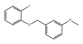 Benzene, 1-iodo-2-[(3-methoxyphenyl)methoxy]- Structure