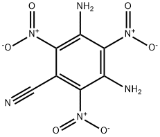 Benzonitrile, 3,5-diamino-2,4,6-trinitro- Structure