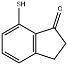 1H-Inden-1-one, 2,3-dihydro-7-mercapto- Structure