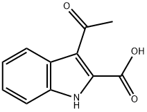 1H-Indole-2-carboxylic acid, 3-acetyl- Structure