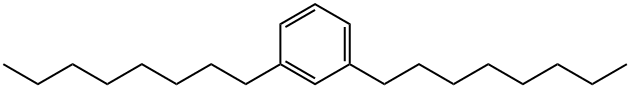 1,3-Dioctylbenzene 구조식 이미지