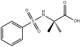 2-Methyl-N-(phenylsulfonyl)alanine Structure