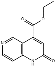 2-Oxo-1,2-dihydro-[1,6]naphthyridine-4-carboxylic acid ethyl ester Structure