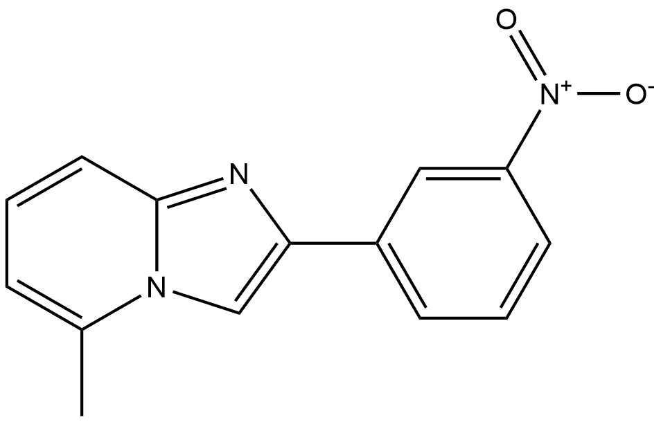 5-Methyl-2-(3-nitrophenyl)imidazo[1,2-a]pyridine Structure