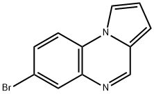 Pyrrolo[1,2-a]quinoxaline, 7-bromo- Structure