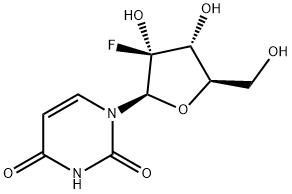 Uridine, 2'-C-fluoro- Structure