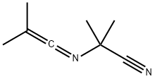 Propanenitrile, 2-methyl-2-[(2-methyl-1-propen-1-ylidene)amino]- 구조식 이미지