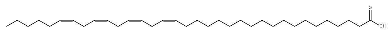 19,22,25,28-Tetratriacontatetraenoic acid, (19Z,22Z,25Z,28Z)- Structure