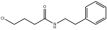 Butanamide, 4-chloro-N-(2-phenylethyl)- Structure