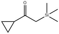 Ethanone, 1-cyclopropyl-2-(trimethylsilyl)- Structure