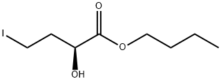 Butanoic acid, 2-hydroxy-4-iodo-, butyl ester, (2S)- 구조식 이미지