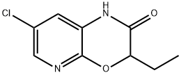 1H-Pyrido[2,3-b][1,4]oxazin-2(3H)-one, 7-chloro-3-ethyl- 구조식 이미지