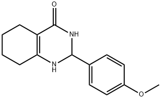 2-(4-Methoxyphenyl)-2,3,5,6,7,8-hexahydroquinazolin-4(1H)-one 구조식 이미지