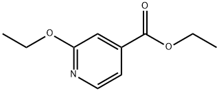 4-Pyridinecarboxylic acid, 2-ethoxy-, ethyl ester Structure