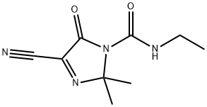 1H-Imidazole-1-carboxamide, 4-cyano-N-ethyl-2,5-dihydro-2,2-dimethyl-5-oxo- Structure