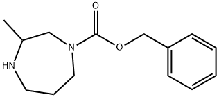 1H-1,4-Diazepine-1-carboxylic acid, hexahydro-3-methyl-, phenylmethyl ester Structure