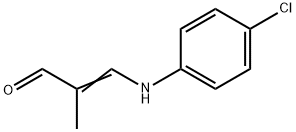 2-Propenal, 3-[(4-chlorophenyl)amino]-2-methyl- Structure