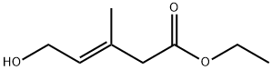 3-Pentenoic acid, 5-hydroxy-3-methyl-, ethyl ester, (3E)- Structure