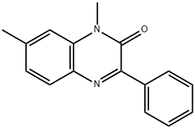 1,7-Dimethyl-3-phenyl-2(1H)-quinoxalinone Structure