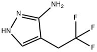 1H-Pyrazol-3-amine, 4-(2,2,2-trifluoroethyl)- Structure