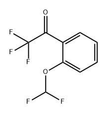 Ethanone, 1-[2-(difluoromethoxy)phenyl]-2,2,2-trifluoro- Structure