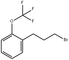 2-(3-Bromopropyl)(trifluoromethoxy)benzene Structure