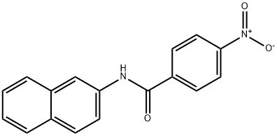 N-(Naphthalen-2-yl)-4-nitrobenzamide 구조식 이미지
