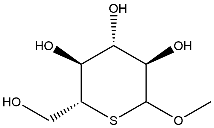 Glucopyranoside, methyl 5-thio-, D- (8CI) 구조식 이미지