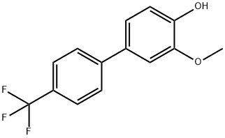 2-Methoxy-4-(4-trifluoromethylphenyl)phenol Structure