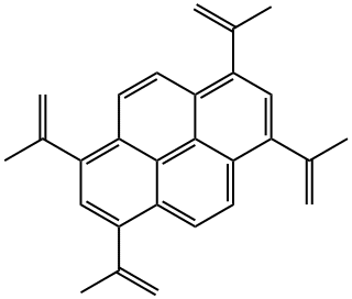 1,3,6,8-Tetrakis(1-methylethenyl)pyrene Structure