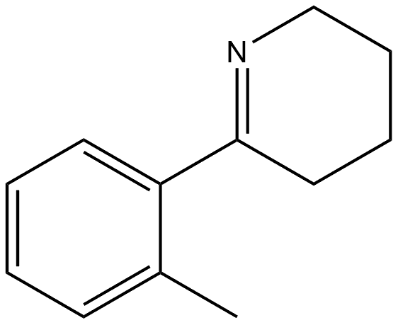 6-(o-tolyl)-2,3,4,5-tetrahydropyridine Structure