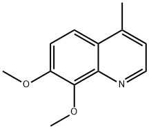 Quinoline, 7,8-dimethoxy-4-methyl- Structure