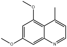 Quinoline, 5,7-dimethoxy-4-methyl- Structure