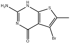 2-Amino-5-bromo-6-methylthieno[2,3-d]pyrimidin-4(1H)-one Structure