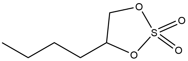 1,3,2-Dioxathiolane, 4-butyl-, 2,2-dioxide Structure