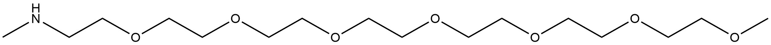 mPEG7-NHMe Structure