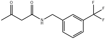 Butanamide, 3-oxo-N-[[3-(trifluoromethyl)phenyl]methyl]- Structure