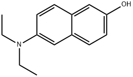 2-Naphthalenol, 6-(diethylamino)- Structure