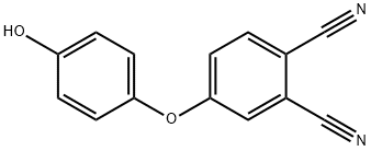 1,2-Benzenedicarbonitrile, 4-(4-hydroxyphenoxy)- Structure