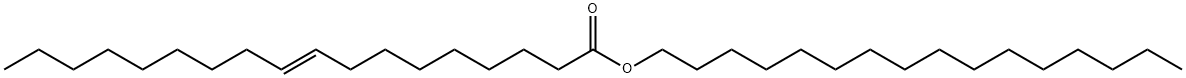 9-Octadecenoic acid, hexadecyl ester, (9E)- Structure